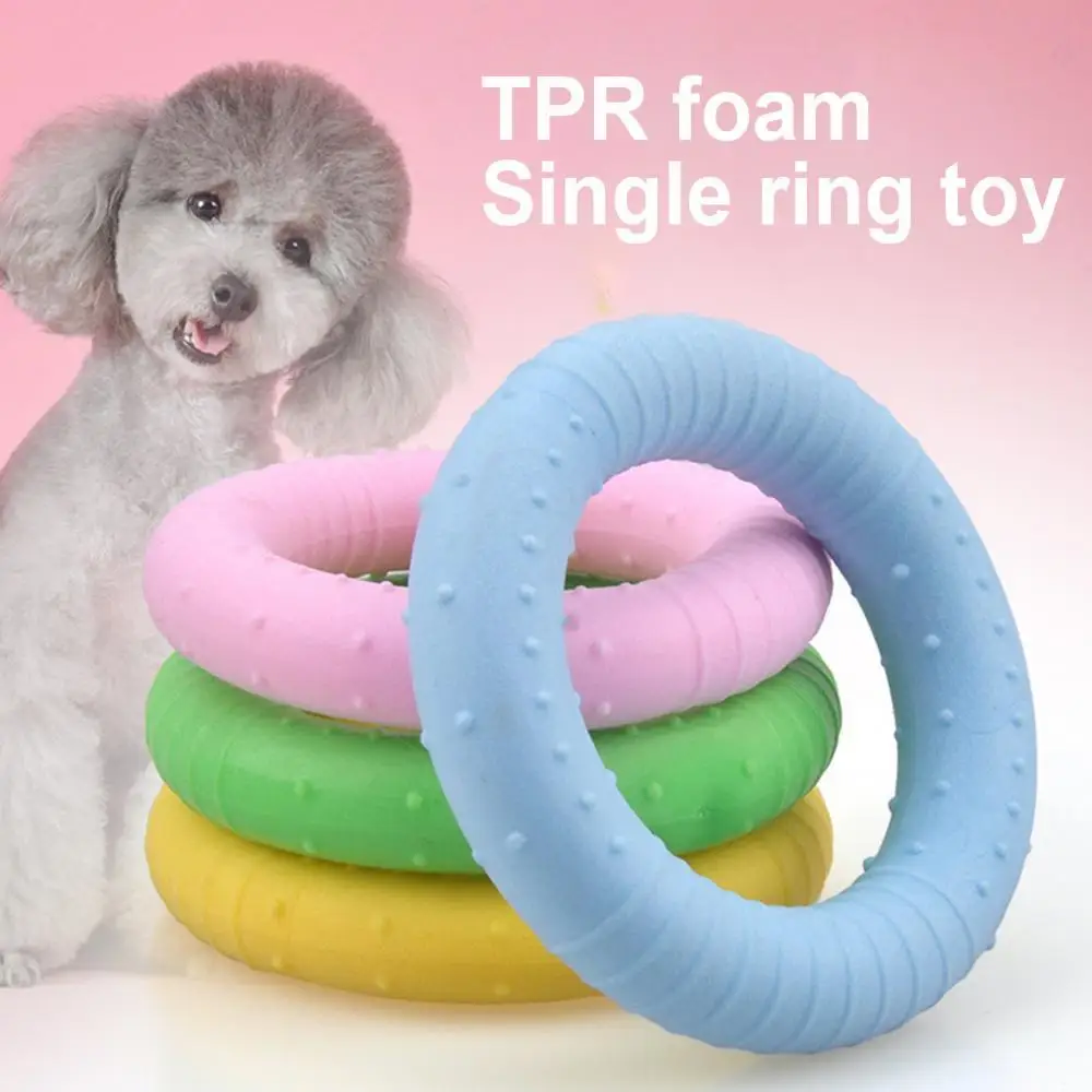 

Dog Biting Toy TPR Milk Scented Foaming Circle Molar Teeth Cleaning Pet Supplies Dog Teethers Rubber Dog Dog Teeth Cleaning Toy