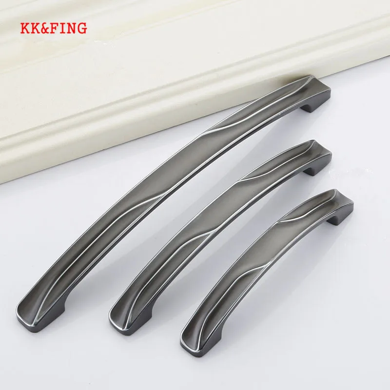KK &amp FING современные жемчужно-серые ручки шкафа и для выдвижных ящиков кухонный