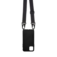 silicone necklace phone case with lanyard for iphone 7 8 plus 13 12 11 pro xs max cross body shoulder neck strap rope cord cover