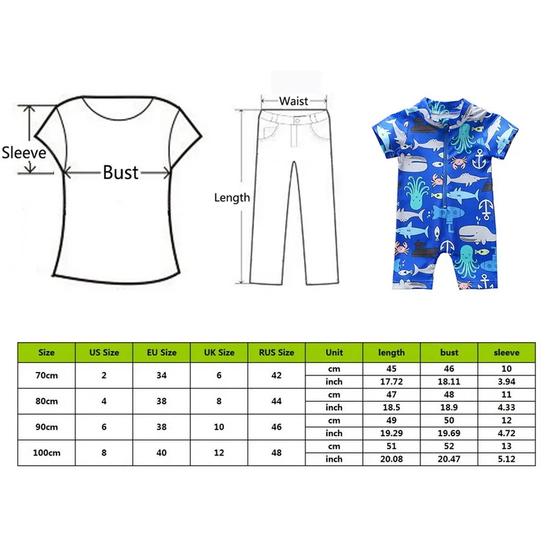 CYSINCOS/летний купальный костюм для малышей маленьких мальчиков Солнцезащитный