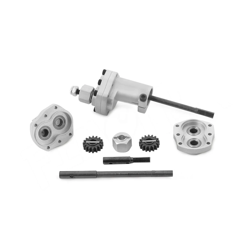 

Aluminum Alloy Portal Front Rear Axles with Steering Link For 1/10 RC Crawler Axial SCX10 II 90046 90047 AR44 Axle Upgrade Parts