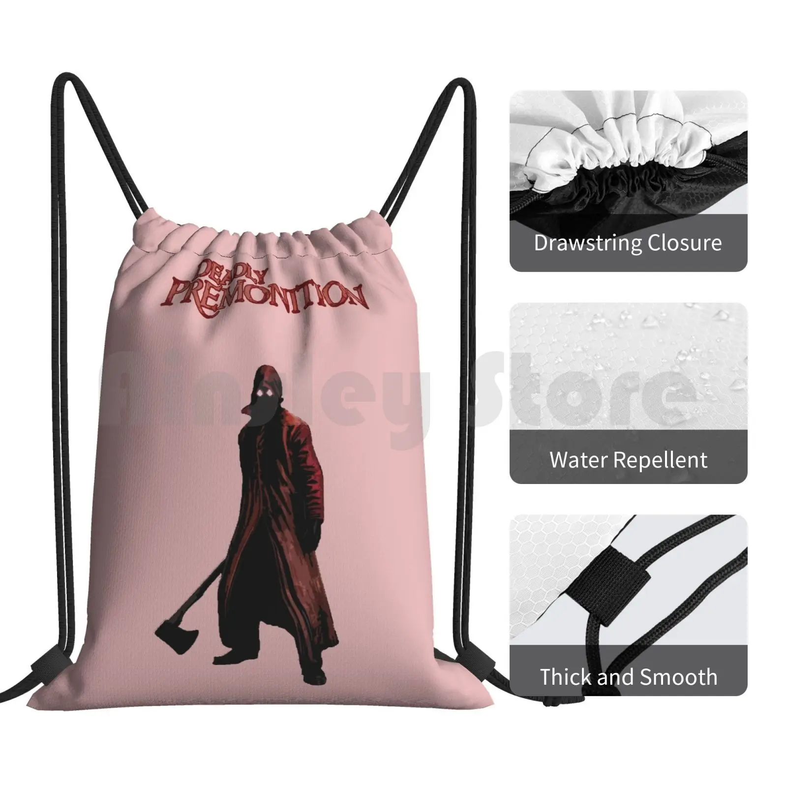 Дождевик убийца рюкзак сумка с кулиской для тренажерного зала водонепроницаемый