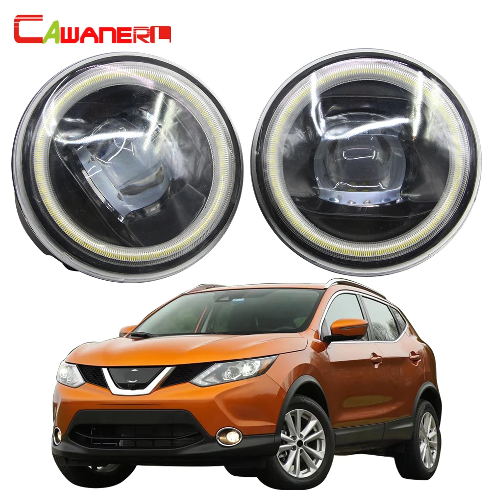 Cawanerl для Nissan Rogue автомобиля 4000LM светодиодный лампы H11 туман светильник глаза