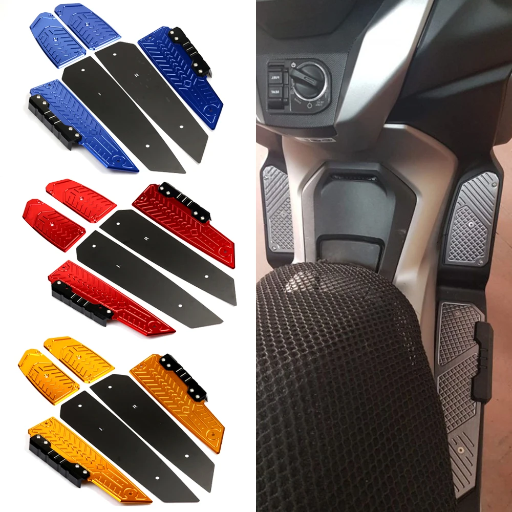 motorcycle modified footrest foot pad pedal step footpad protection cover part for honda forza 300 350 250 125 forza300 forza125 free global shipping