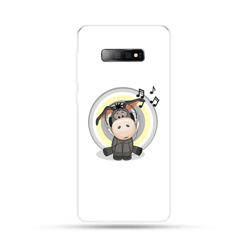 

Cute funny Music-loving animals Phone Case For Samsung Galaxy S5 S6 S7 S8 S9 S10 S10e S20 edge plus lite cover funda coque