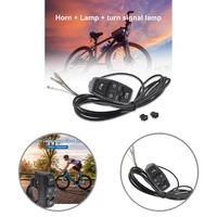 waterproof small size handlebar mounted three in one combination bicycle switch bike switch for motorcycle