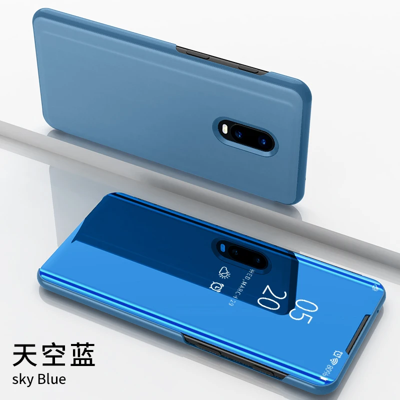 Thouport зеркальный чехол для OnePlus 7 Pro 1 + 8 6T 7T OnePlus7 чехол-книжка из пластика Кожи