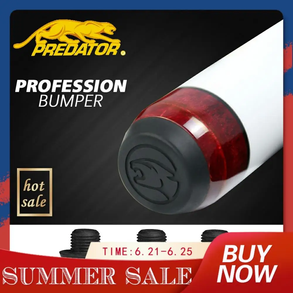 

Original PREDATOR Rubber Bumper Billiards Pool Cue Bottom Protector Professional Durable Bumper Billiards Accessories