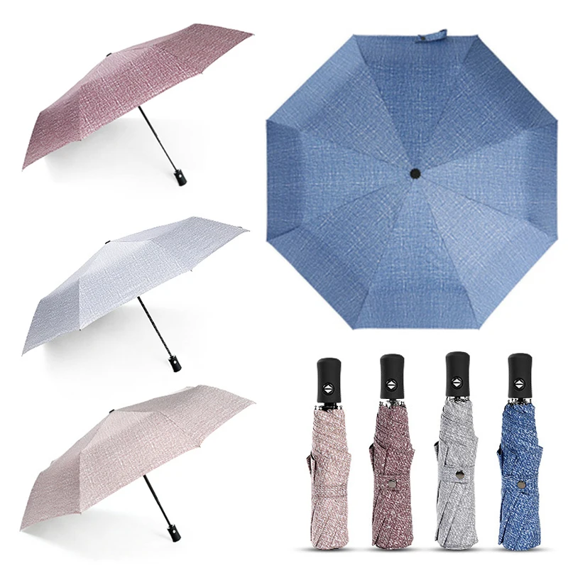 1 шт Зонт креативный Автоматический Солнечный зонт мужской женский общий