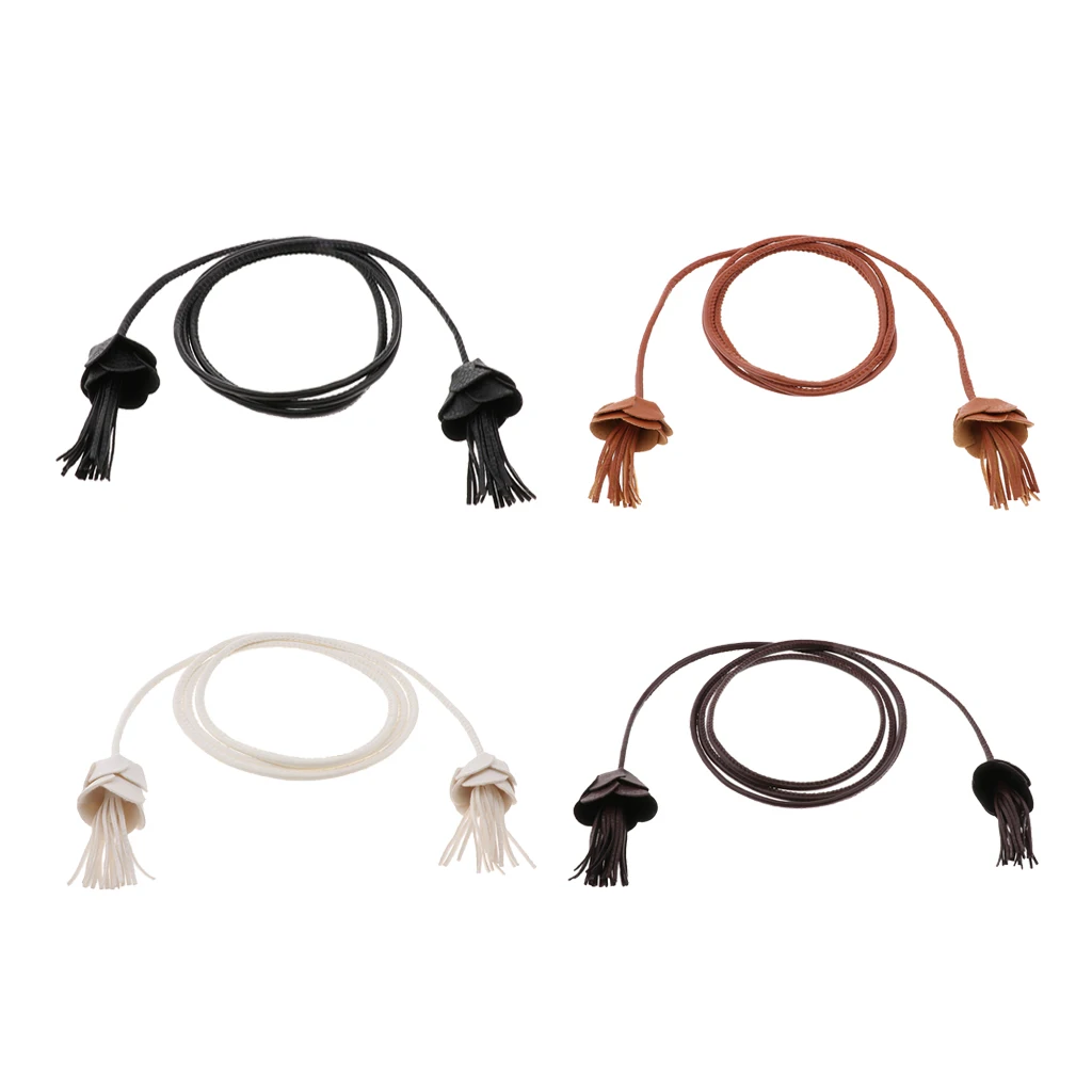 

Prettyia Lady Braided Tassel Tie Waist Belt Strap Decorative