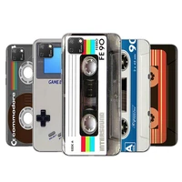 for honor 50 se v30 30i 30s 30 20s 20e 20 v20 pro 5g plus lite soft tpu transparent phone case vintage cassette tape retro style