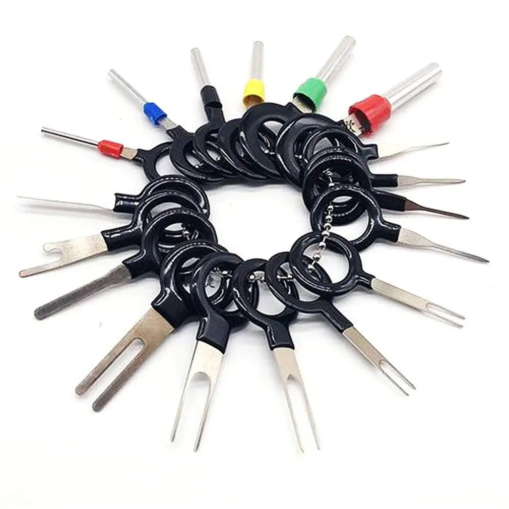 

36 Pcs/set Auto Electrical Wiring Terminal Puller Tool Car Terminals Removal Tool Electrical Wiring Crimp Connector Pin Kit