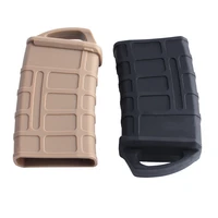 tactical m4m16 fast magazine rubber holster 5 56 mag bag sleeve rubber slip cover cartridge hunting accessories