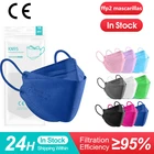 Цветная FFP2 Mascarilla FPP2 Homologada KN95 маска 4-слойная ffp2mask ce сертифицированная маска для лица mascarillas neгра fp2 cubrebocas