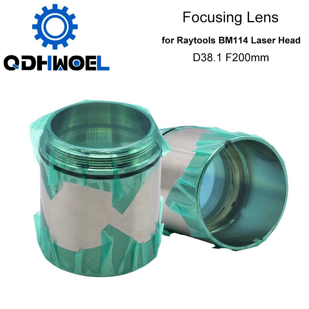 BM114 Collimating & Focus Lens D37 F100 D38.1 F200mm с держателем объектива для Raytools Лазерная режущая