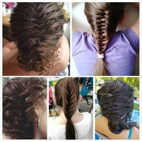 women lady hair braiding accessories braider roller hook with magic hair twist styling bun maker hair band