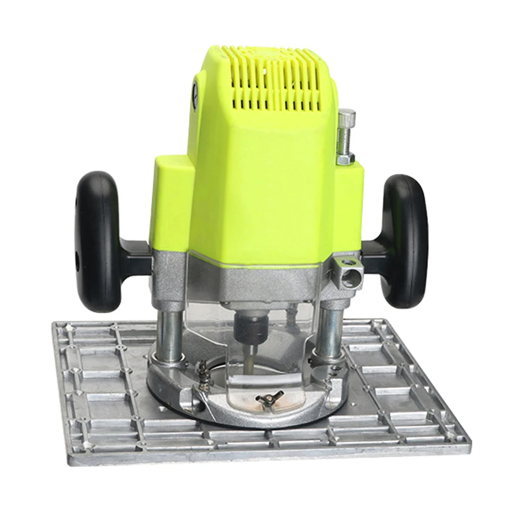 

85*85mm Electric Wood Milling Trimming Machine Flip Plate Guide Table Aluminum Router Insert Plate For Woodworking Work Bench