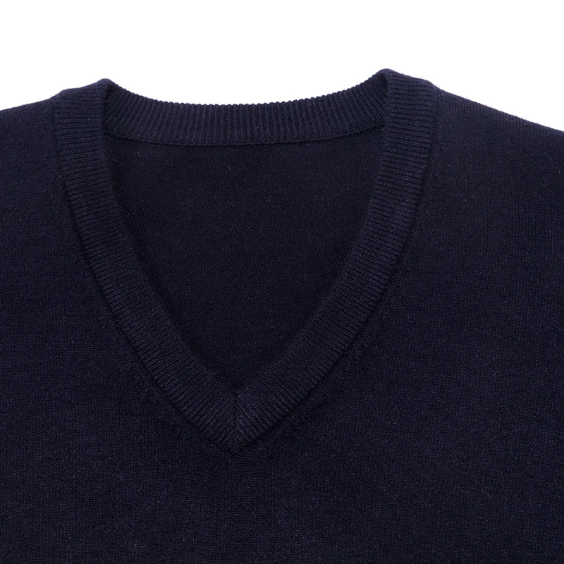 Новинка 2020 повседневный осенне зимний теплый пуловер вязаный Однотонный мужской