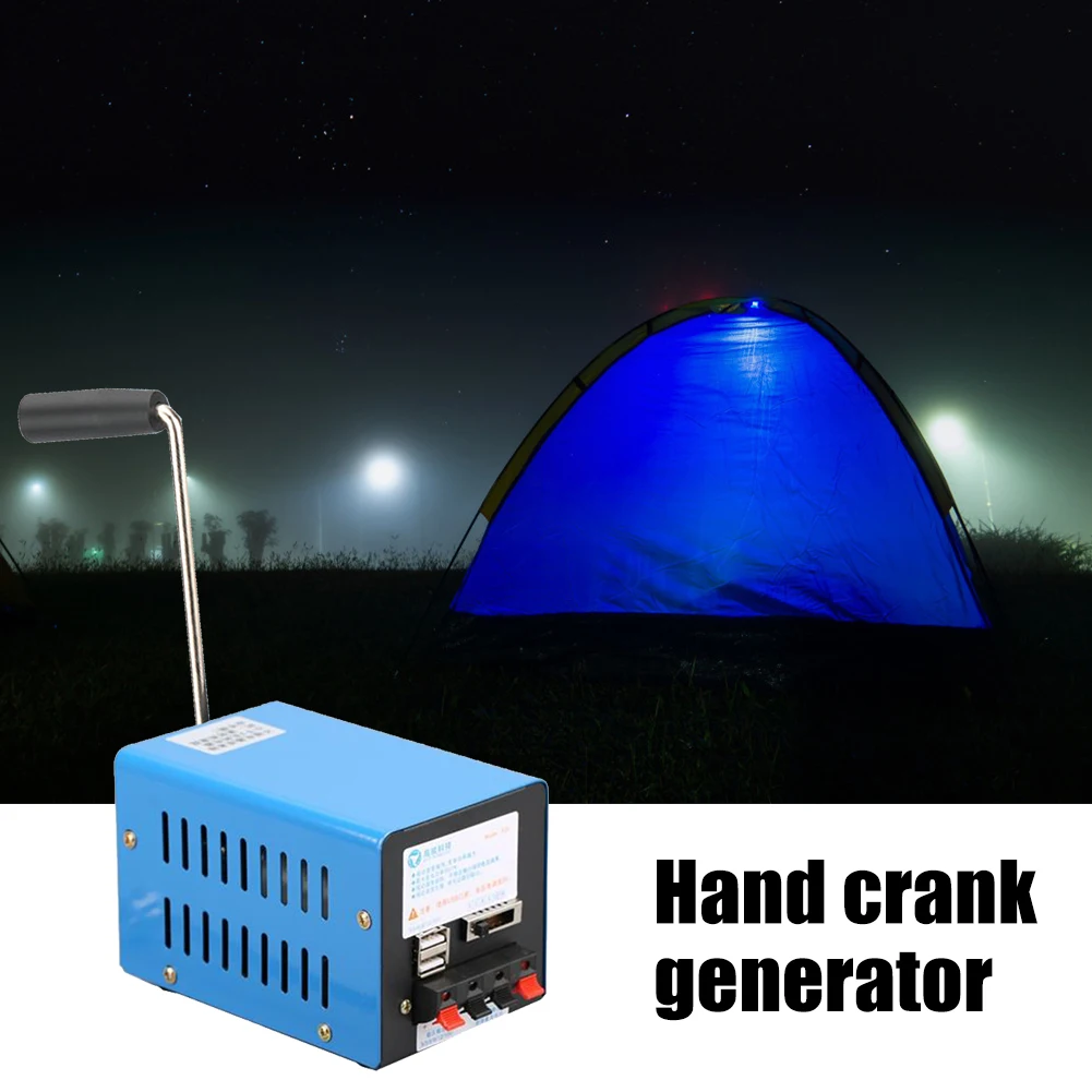 Generator Portable High Power Hand-cranked Charging 2000 RPM USB Emergency Dynamotor Alternator For Outdoor | Обустройство дома