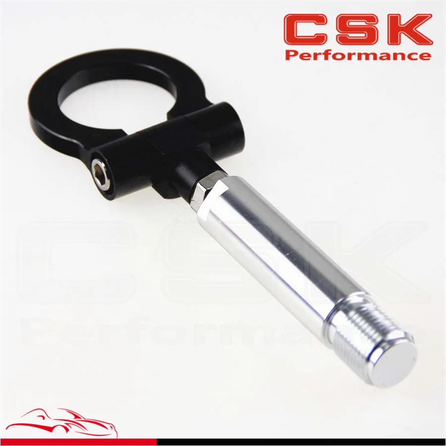Алюминиевый гоночный 24 мм Винт с ЧПУ буксировочный крюк подходит для Toyota Yaris 07 11
