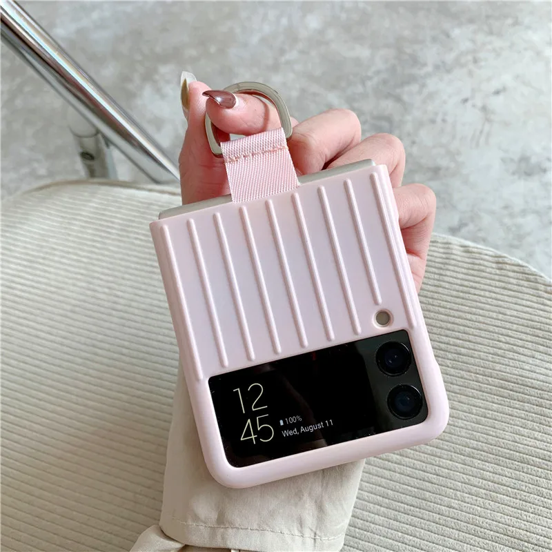 

Чехол для телефона Z Flip3 с корейским покрытием, однотонный защитный чехол для Samsung Galaxy Z Flip 3