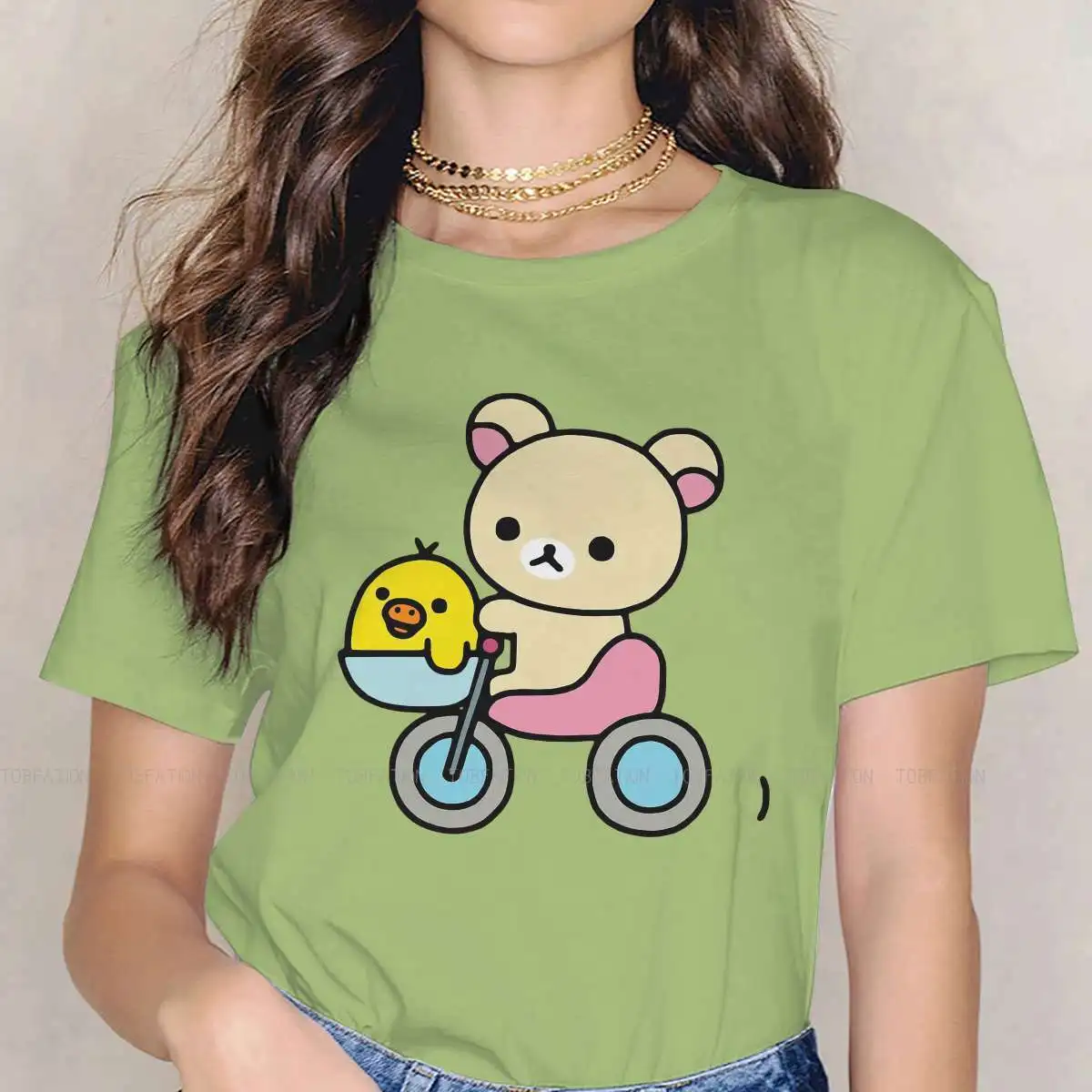 

Rilakkuma 100% TShirts Bike Homme T Shirt 5XL Clothing