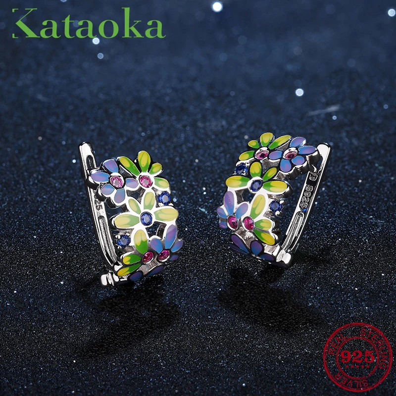 

Серьги-клипсы женские из серебра 2018 пробы с Розовыми Фианитами