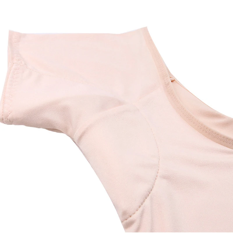 

Solid Color T-shirt Style Armpit Sweat Pads Underarm Reusable Armpit Absorbent Pads Arm Sleeves M L Size Apparel Accessories