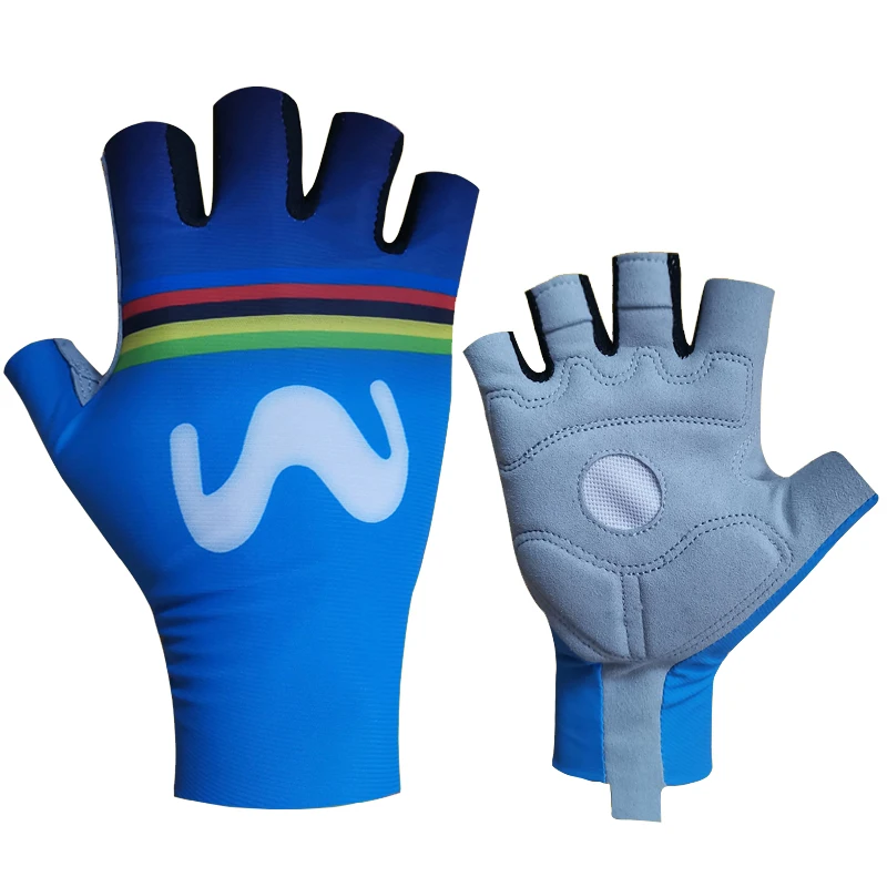 

2021 New Team Cycling Glove Ciclismo Ropa Bicycle Bike Gloves Shockproof Half Finger Glove Summer Sport Gloves