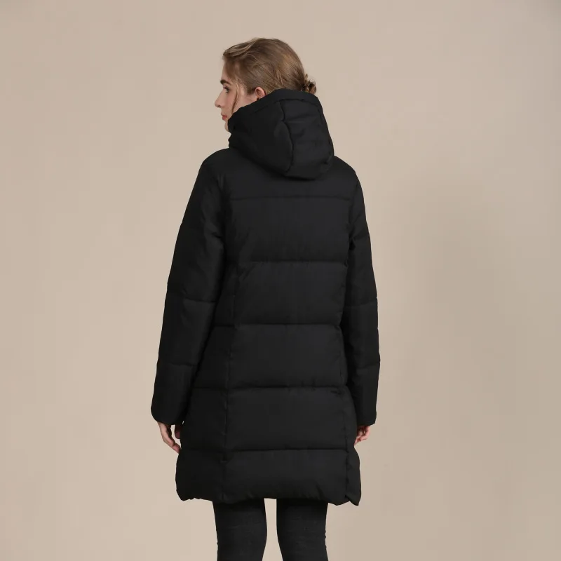 

Liner Long Parka Women Velvet Ladies Slim with Big Fur Collar Outerwear Autumn Winter Thick Jacket Women Coat Parkas Female