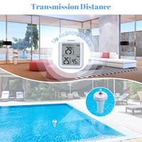 inkbird 2 generation wireless swimming pool thermometer ibs p02r waterproof quality material for bathtubhot springfishpond