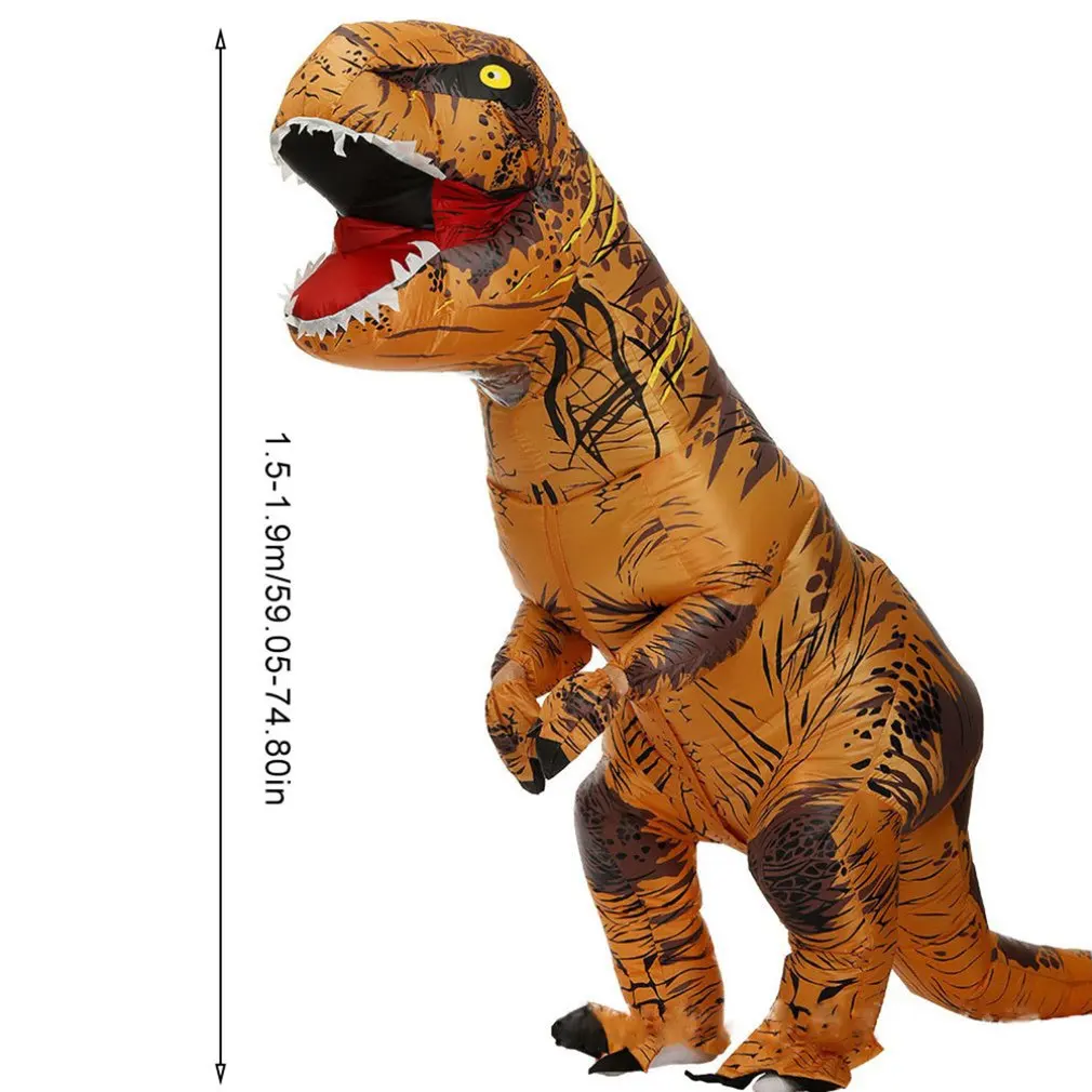 

T REX Mascot Inflatable Dinosaur Costume For Kids Adult Dino Cartoon Anime Cosplay Halloween Party Costumes Men Women