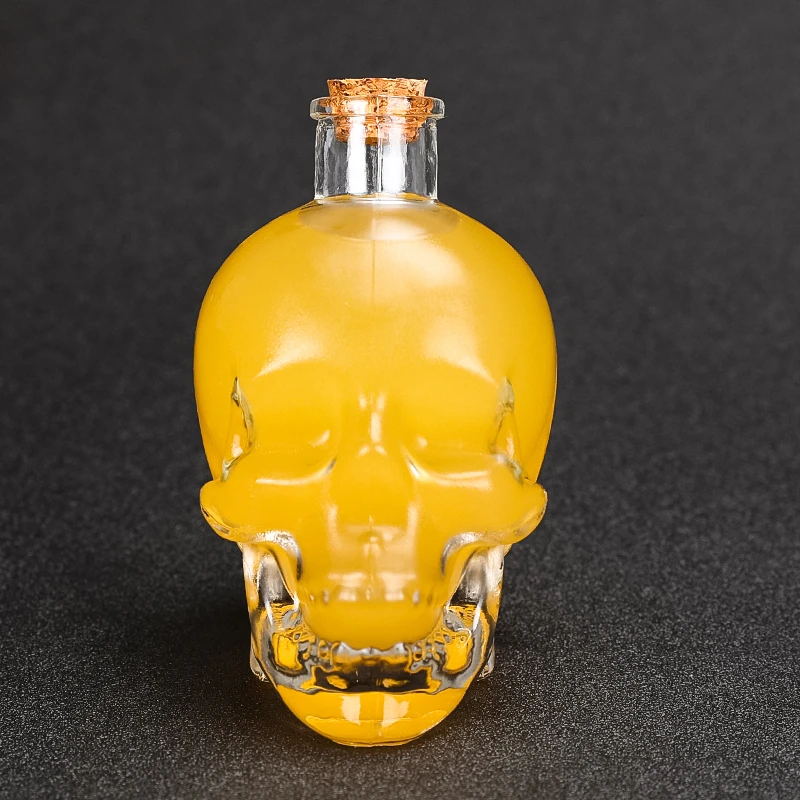 400 мл Стекло спрей горький флакон капельница бутылки на каждый день череп бутылка
