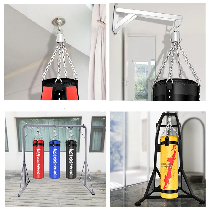 Комплект груши для бокса 50 фунтов тяжелые мешки тренировок по боксу ММА с цепным