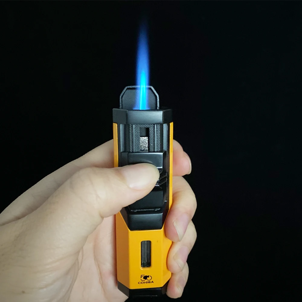 Набор зажигалок COHIBA для сигар ветрозащитфонарь газовая мини-зажигалка набор