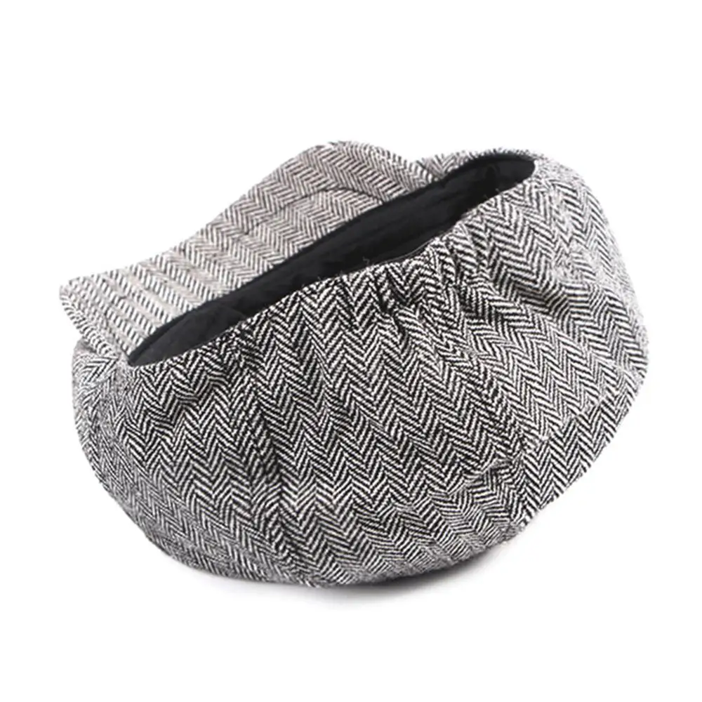 

New Plaid Beret Hat Classic Retro Newsboy Hats Men And Women Universal Cap Outdoor Leisure Caps