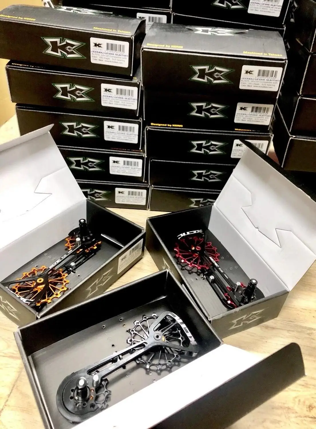 KCNC легкий Алюминий дорожный велосипед из сплава переключатель негабаритных шкив