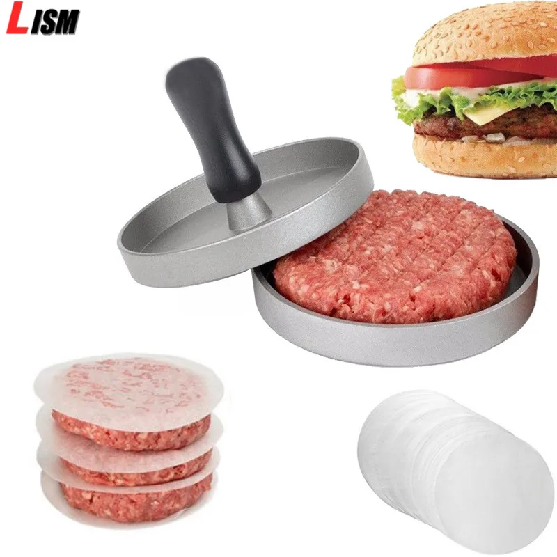 Пресс для гамбургеров антипригарная круглая форма приготовления котлет шеф
