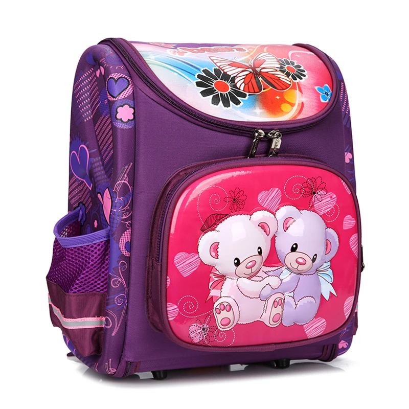 Ортопедические детские школьные рюкзаки для девочек рюкзак с рисунком бабочки