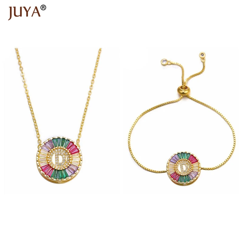 2 шт. золотая цепочка ожерелье с буквенными подвесками ювелирные изделия