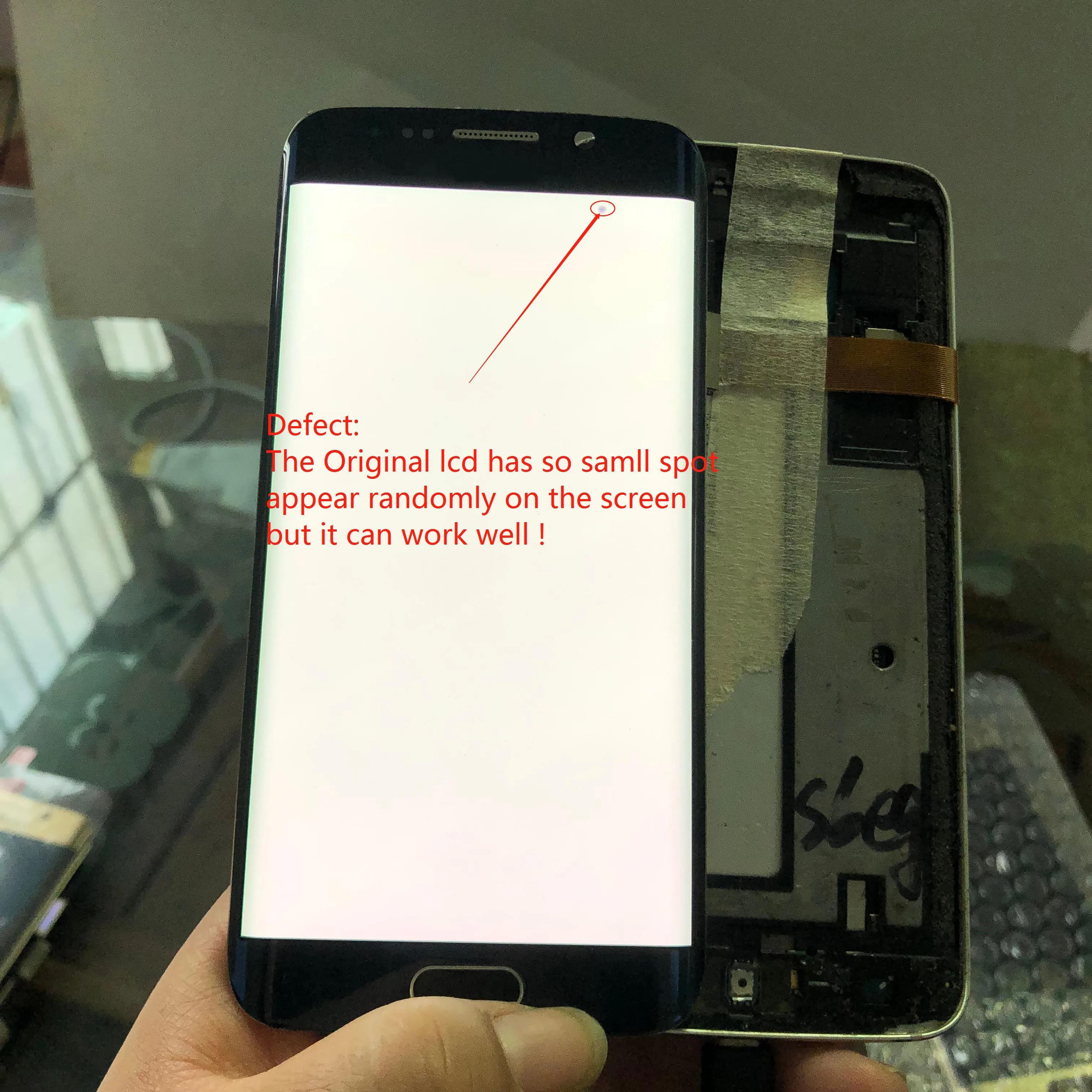 ЖК-экран для Samsung Galaxy S6 Edge G925 G925F оригинальный Amoled-дисплей 5 1 дюйма с маленькой
