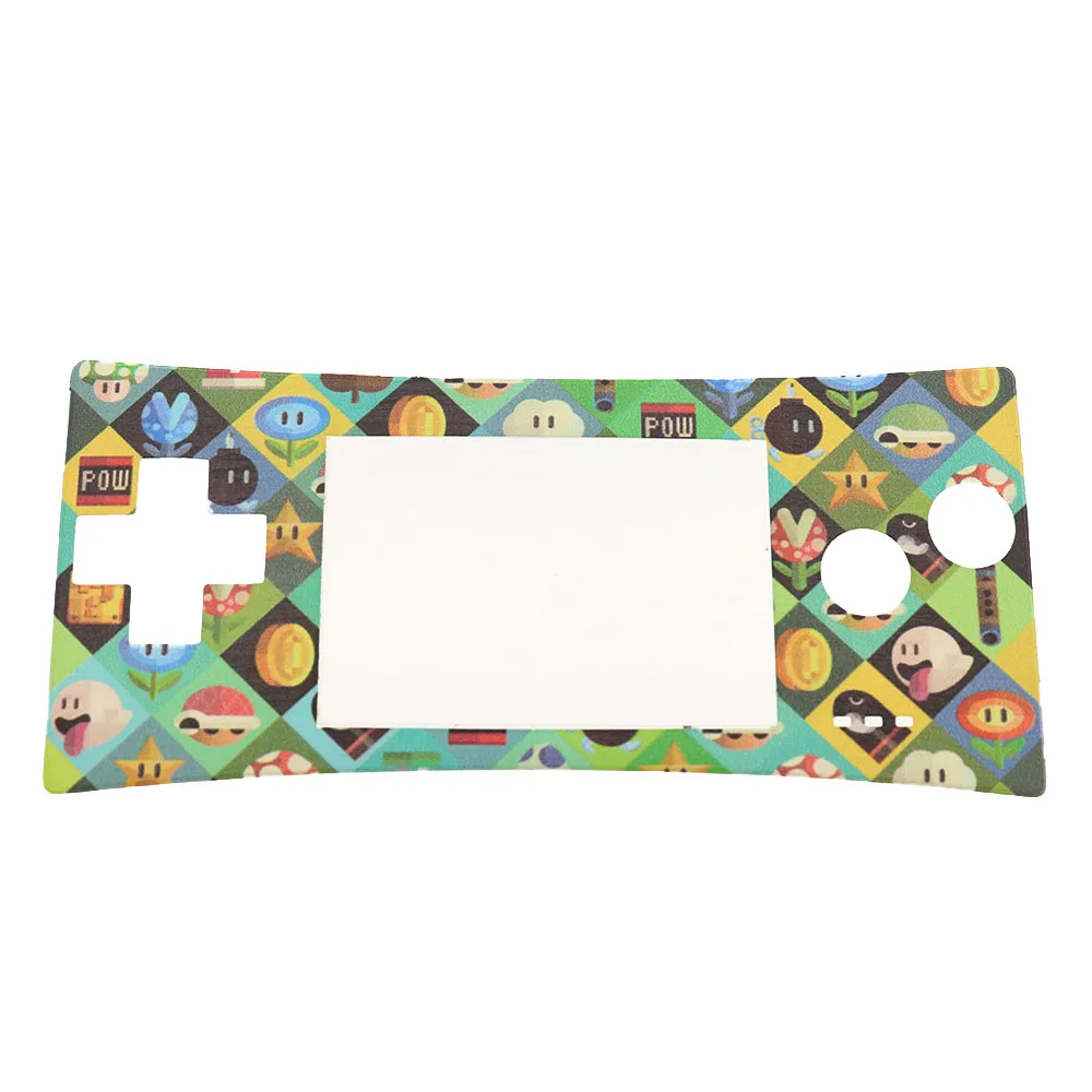 Передняя Лицевая панель сменная Крышка для GameBoy Micro GBM передняя крышка корпус