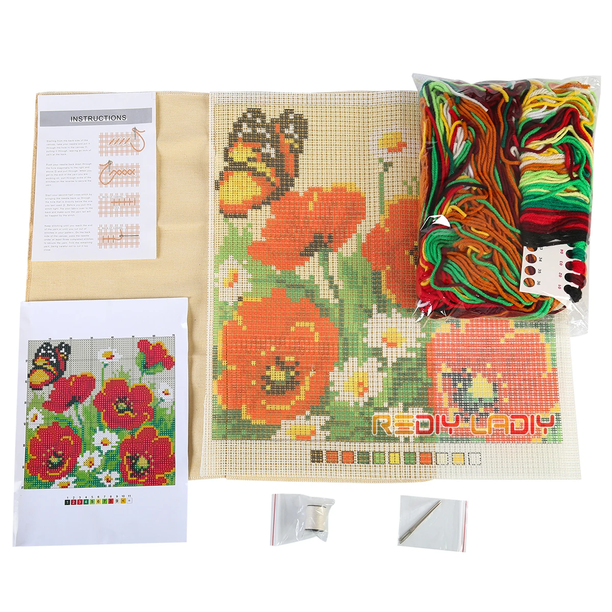 Крестиком чехол для подушки Лев дружбы 100% акриловой пряжи Подушка Чехол не