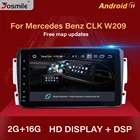 Автомагнитола IPS 2 din Android 11 для Mercedes Benz CLK W209 W203 W463 W208, мультимедийный плеер, головное устройство, стерео, аудио, GPS-навигация