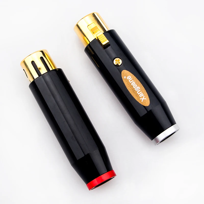 4 шт. Hi-Fi Конектор High-end позолоченный XLR кабель коннектор 3-х контактный разъем |