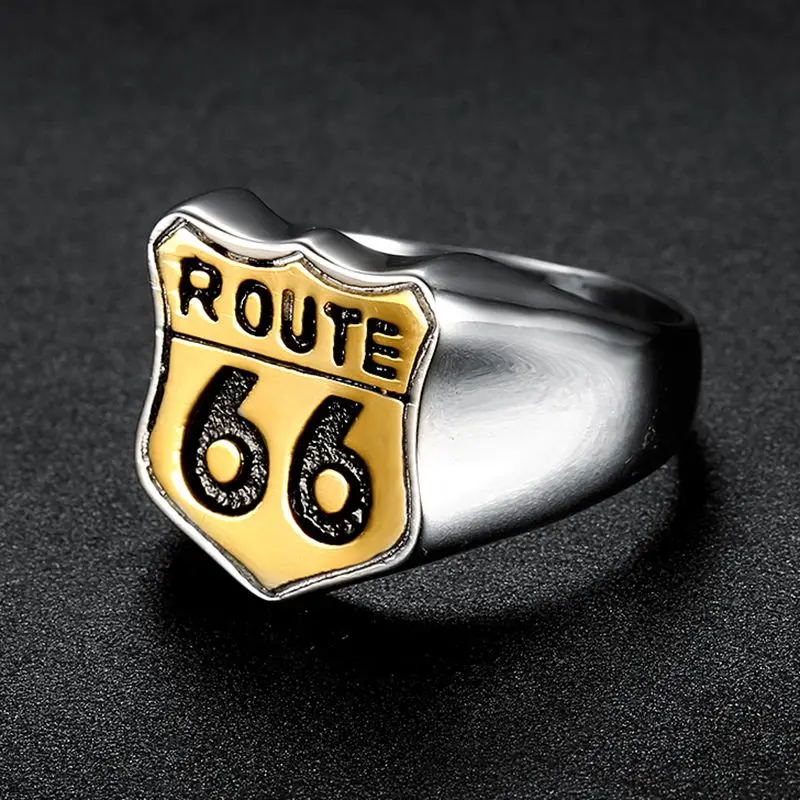 Мужское кольцо из нержавеющей стали 316L серебристое черное позолоченное для