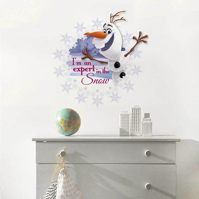 Мультяшные диснеевские Холодное сердце 2 Олаф Эльза Анна настенные наклейки для