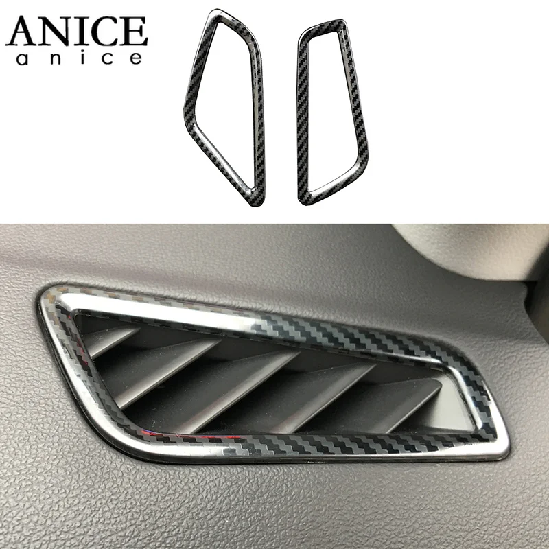 2 шт. вентиляционное отверстие приборной панели из углеродного волокна цвета