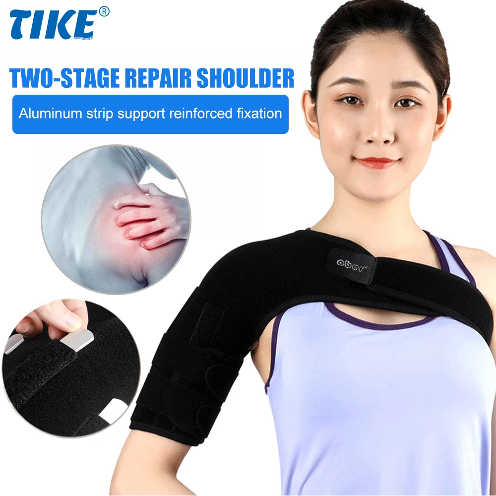 

TIKE Recovery Shoulder Stability Brace Support with Metal Splint Rotator Cuff for Dislocated Joint Shoulder Injuries Labrum Tear