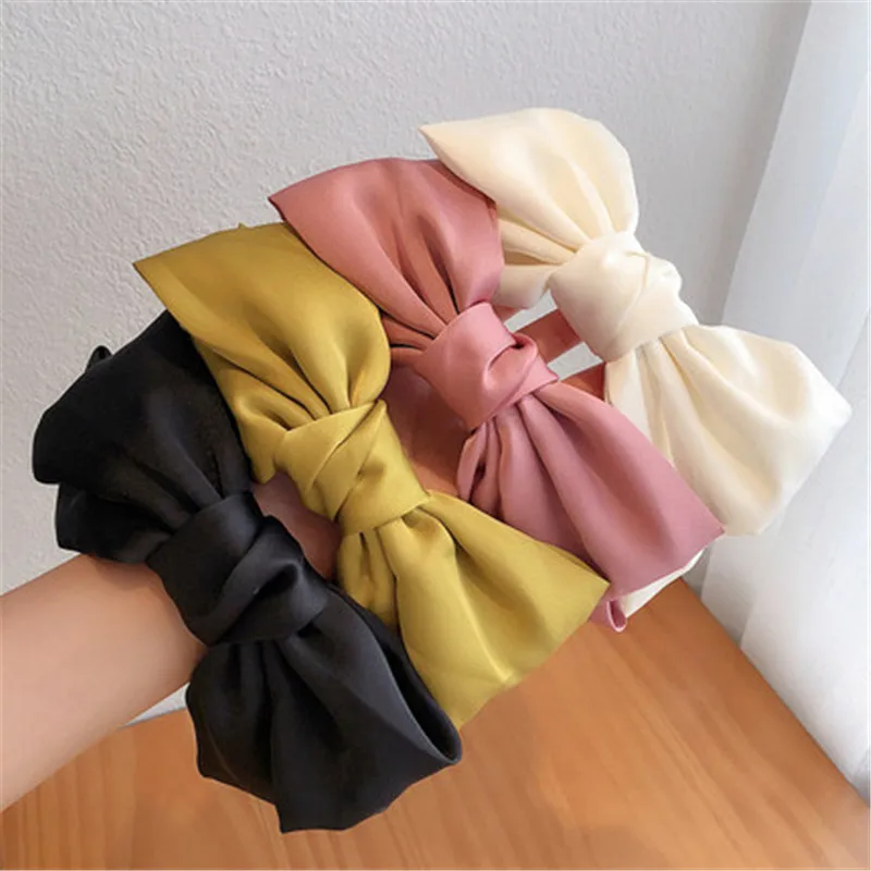 

Vintage Women Headband Floral Print Hair Rope Bow Hair bands Twist Knot Hair Tie Elastic Hairbands Girls Hair Accessories